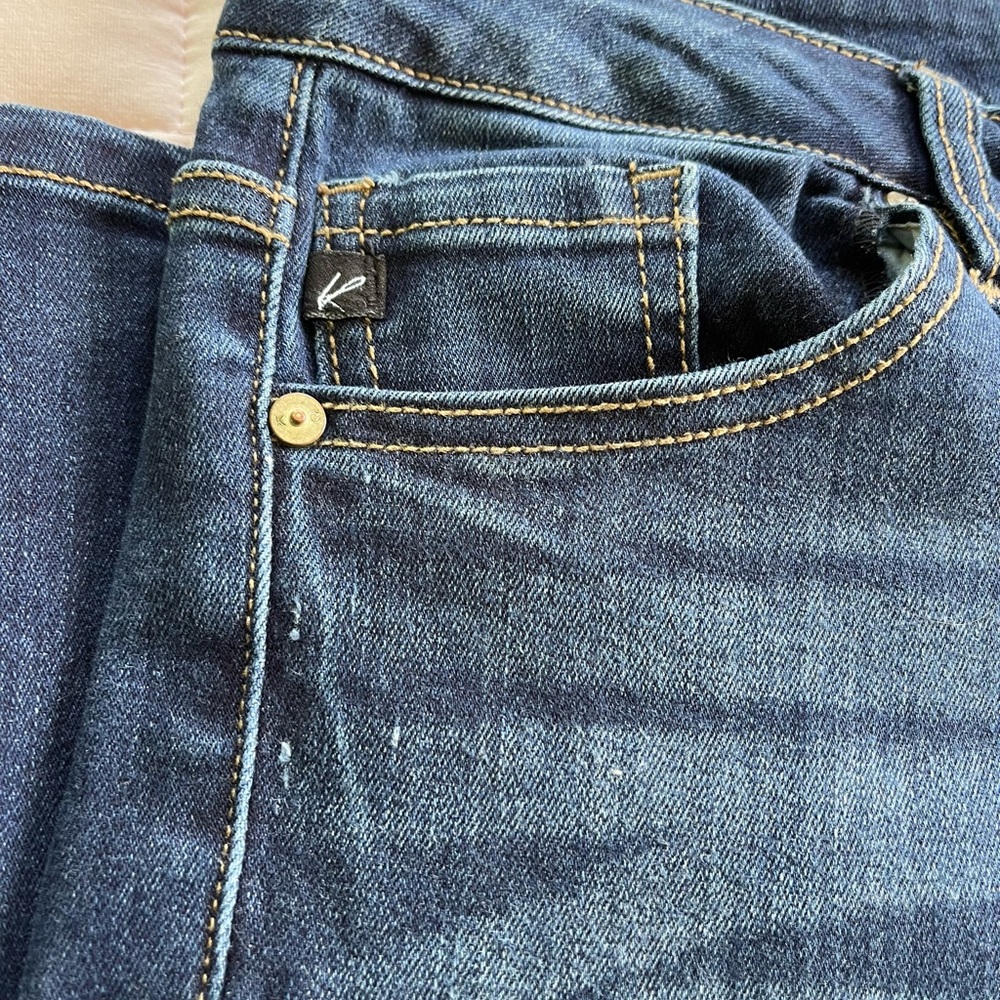 KanCan Curvy Dark Wash Curvy Denim Jeans Estillo Size 13/30 - Picture 3 of 16
